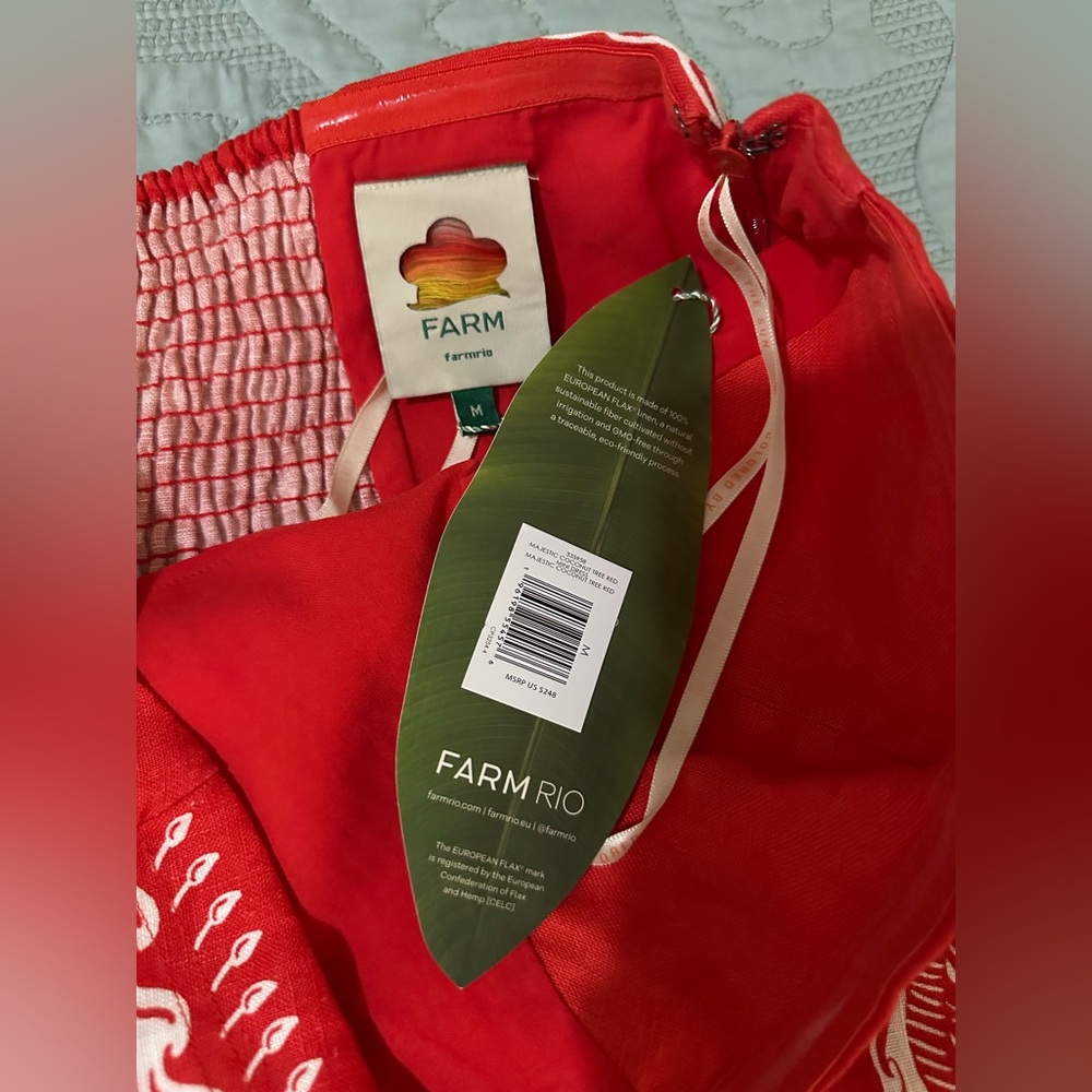 FARM Rio Linen Mini Dress - Picture 6 of 7